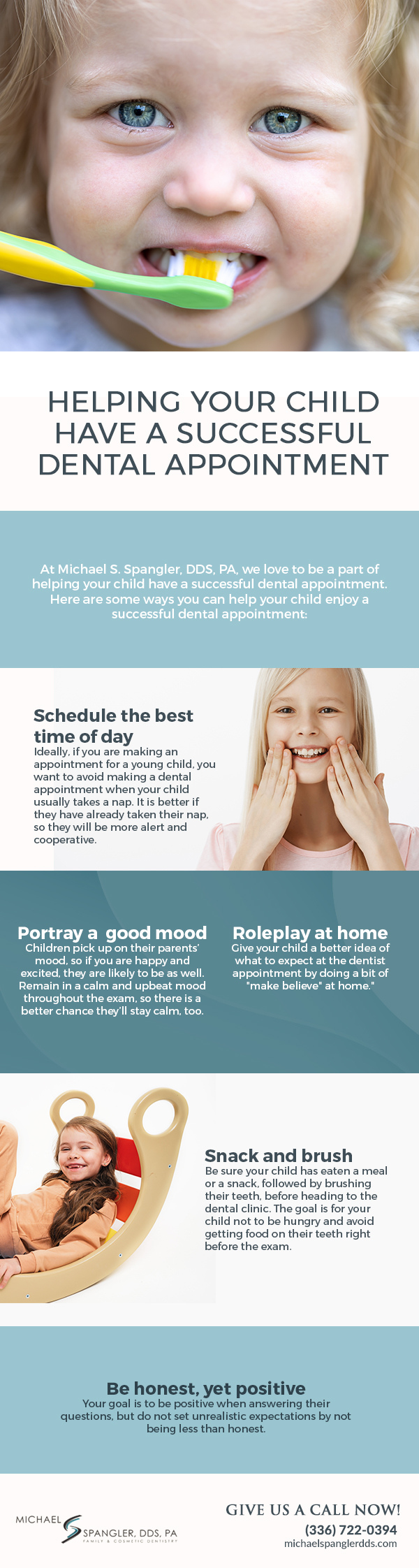 Helping Your Child Have a Successful Dental Appointment [infographic]